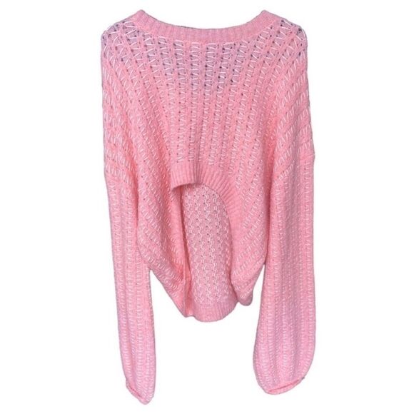 For Love & Lemons Dawn Hi Low Pullover - Pink - Picture 4 of 8